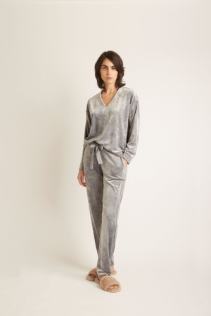 HOMEWEAR SET SILVER GREY