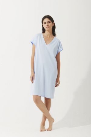 GOWN KNITTED  ARCTIC BLUE