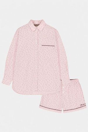 PYJAMA SHORT 968 ROZE BOLLET