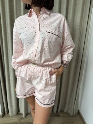 PYJAMA SHORT 968 ROZE BOLLET