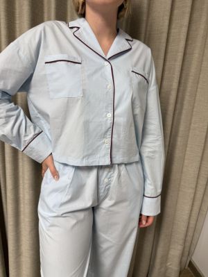 PYJAMA LANG 803 LICHTBLAUW