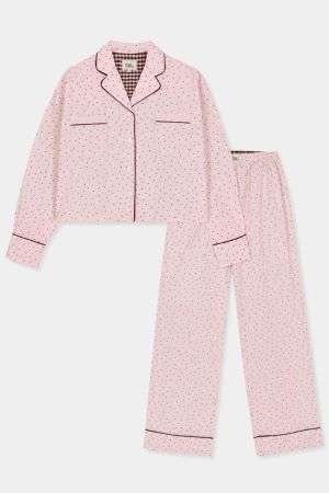 PYJAMA LANG 968 ROZE BOLLET