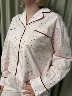 PYJAMA LANG 968 ROZE BOLLET