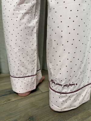 PYJAMA LANG 968 ROZE BOLLET