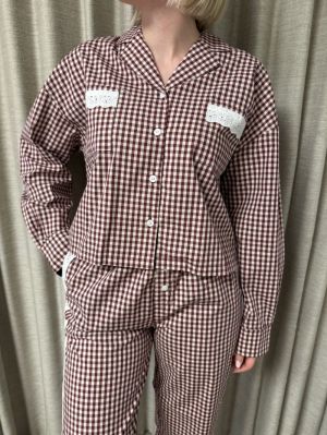 PYJAMA LANG 969 BORDEAUX RU