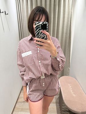 PYJAMA SHORT 969 BORDEAUX RU